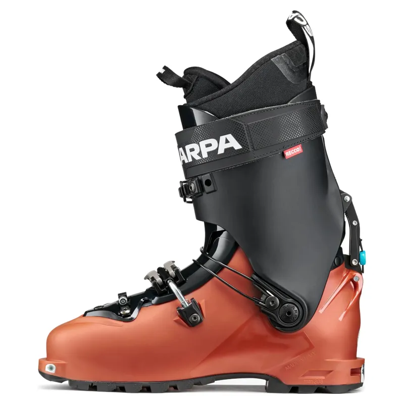 Scarpa Maestrale Ski Boots in Pearl Orange / Black-2