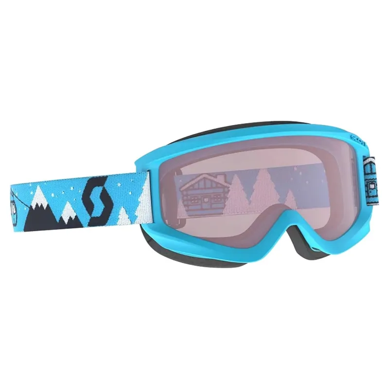 Scott Agent Junior Ski Goggles Cat 2 in Blue/White