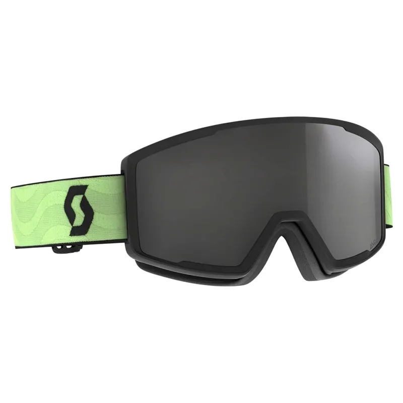Scott Factor Pro Ski Goggles Black Chrome in Green / Black