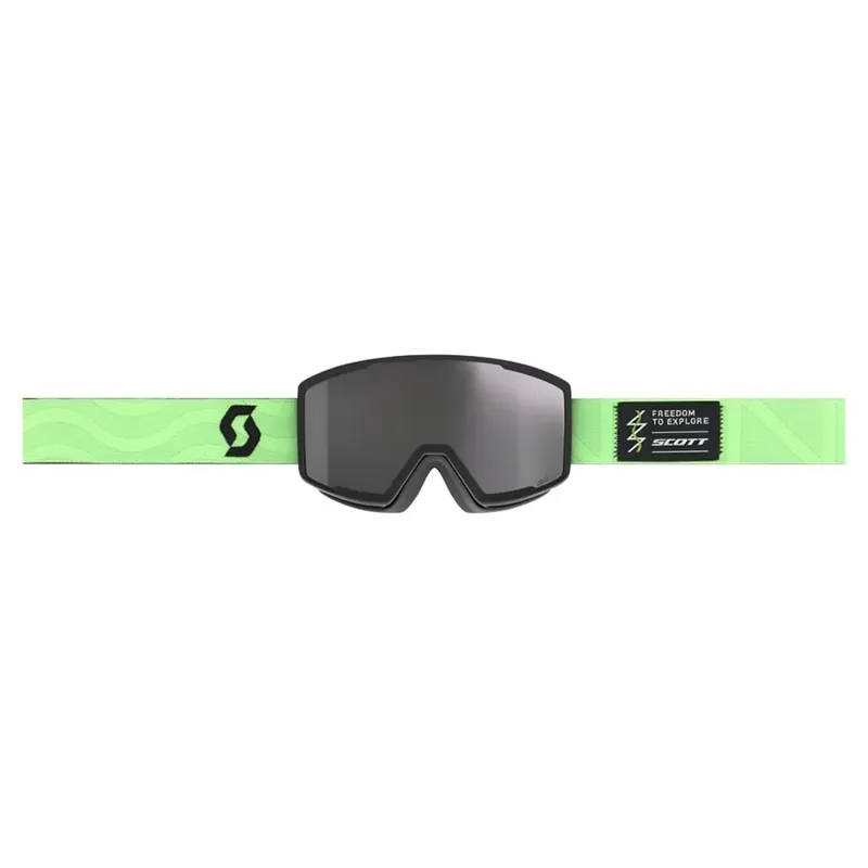 Scott Factor Pro Ski Goggles Black Chrome in Green / Black-1