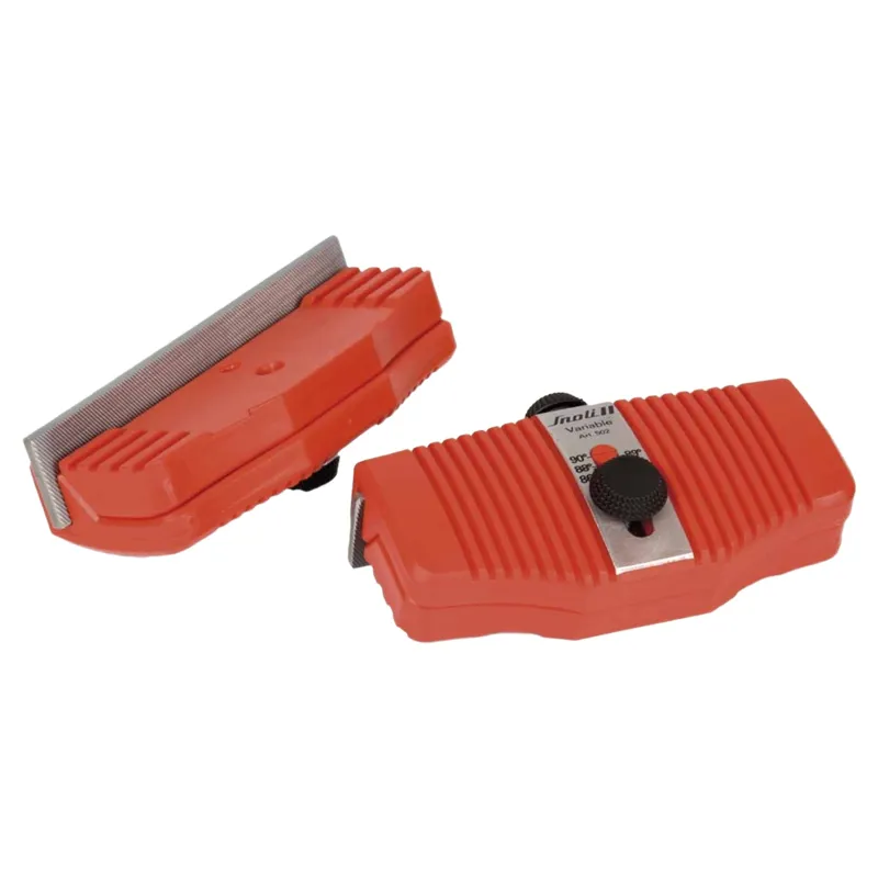 Snoli Adjustable Angle Side Edge Tool with File 85-90 Degree in Red