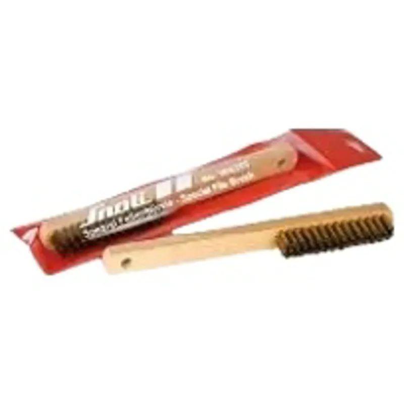 Snoli Brass Ski Edge File Cleaning Brush