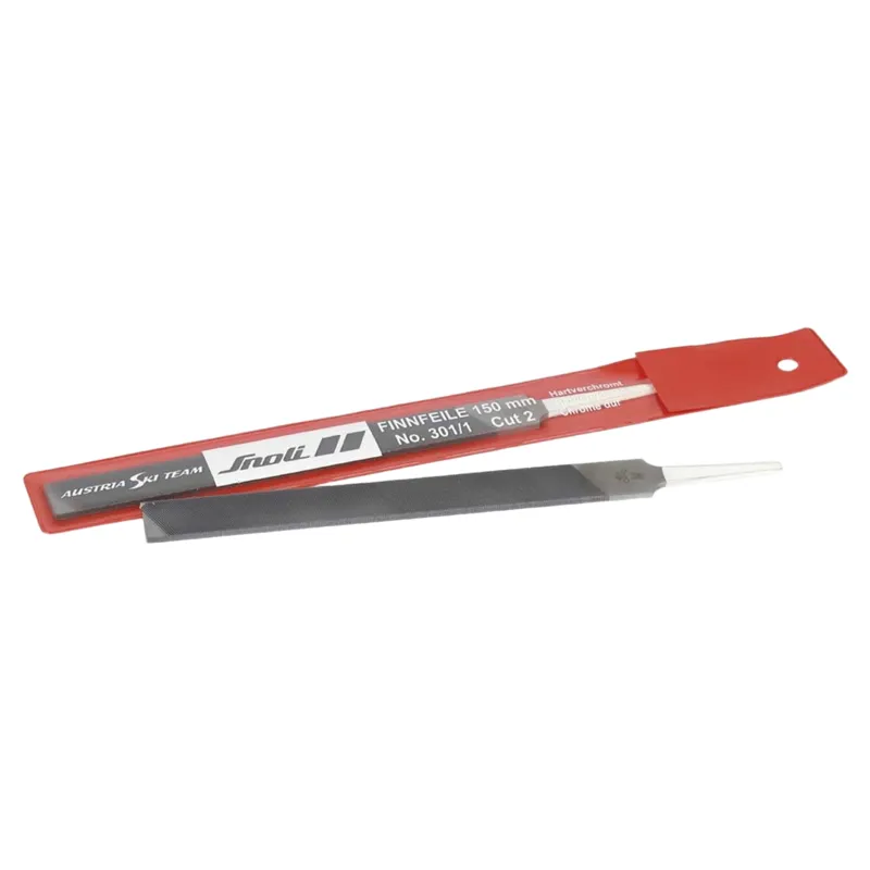Snoli Finn File Hard Chrome Plated 150mm 16 Teeth 150mm in Silver