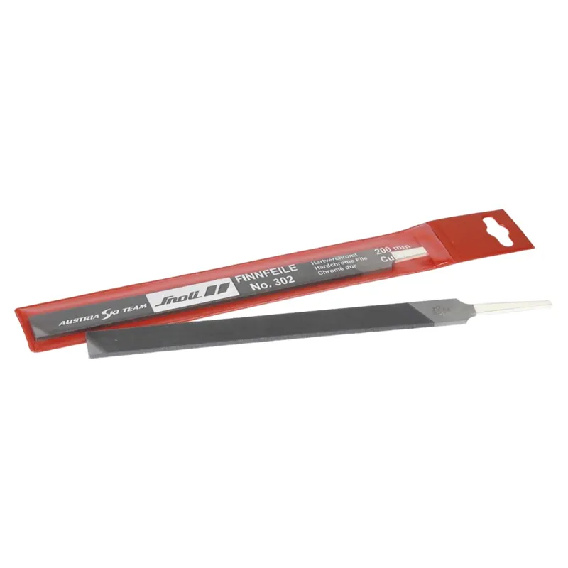 Snoli Finn File Hard Chrome Plated 200mm 14 Teeth in Silver