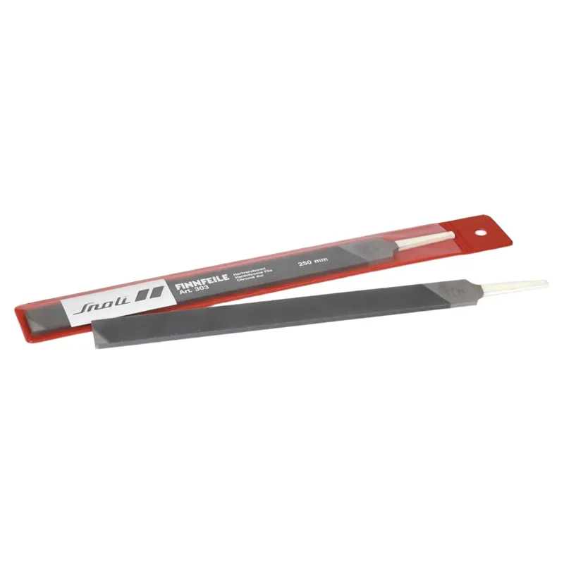 Snoli Finn File Hard Chrome Plated 250mm 12 Teeth in Silver
