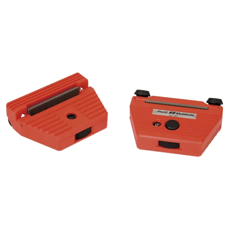 Snoli Multi Edge File Base and Side Edge Sharpener in Red