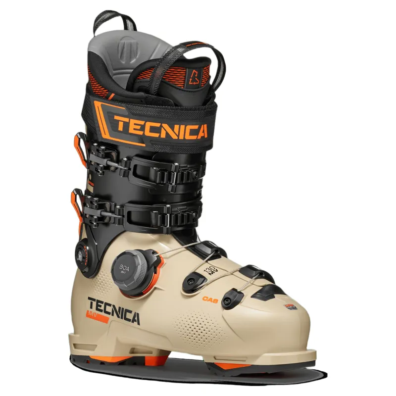 Tecnica Mach BOA MV 130 GW Ski Boot in Beige-4