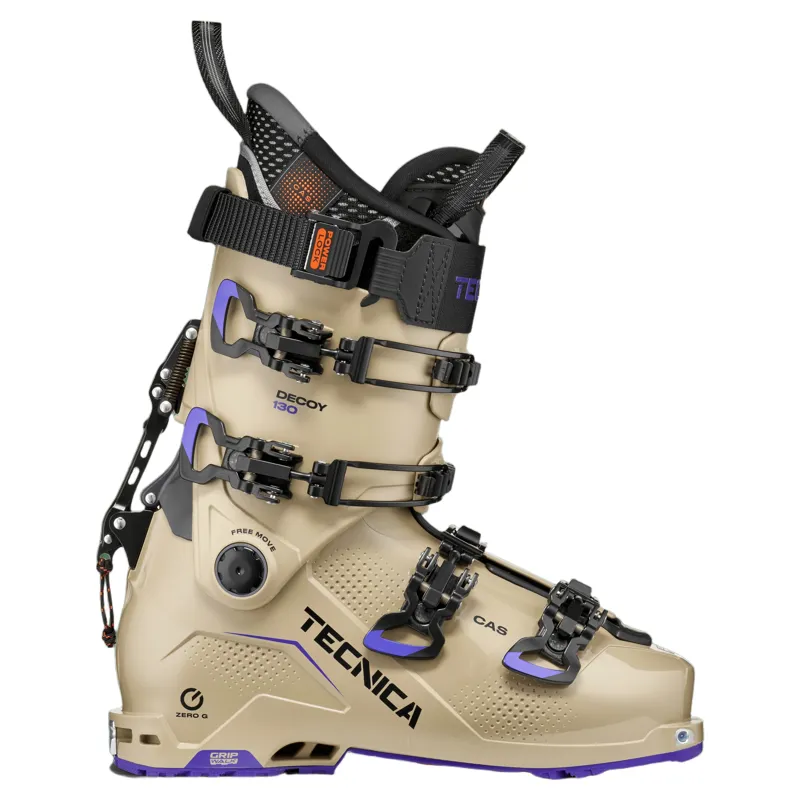 Tecnica Zero G Decoy 130 GW Ski Boot in Beige