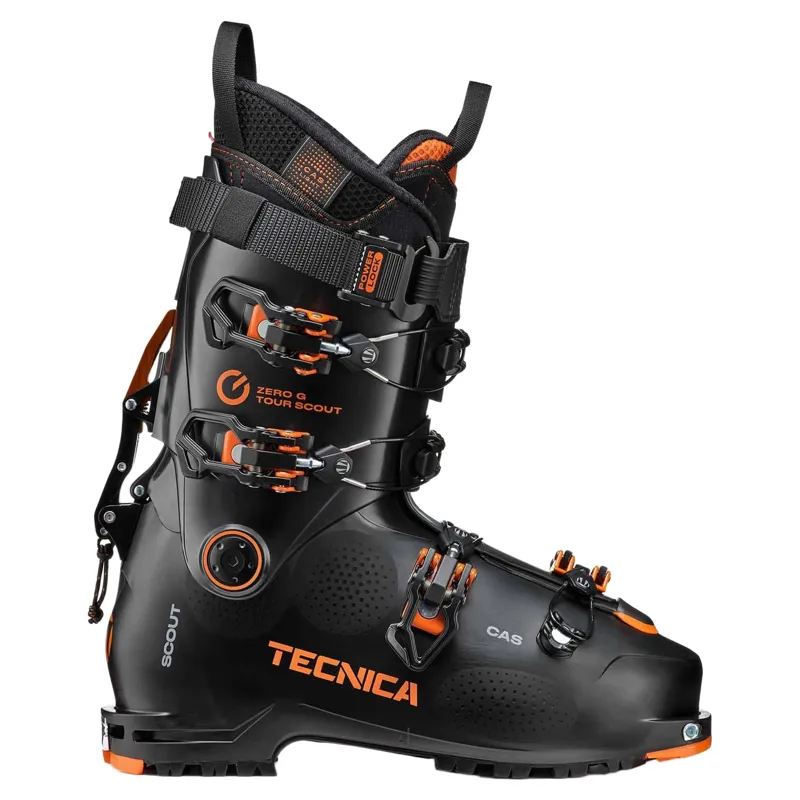 Tecnica Zero G Tour Scout Ski Boots in Black