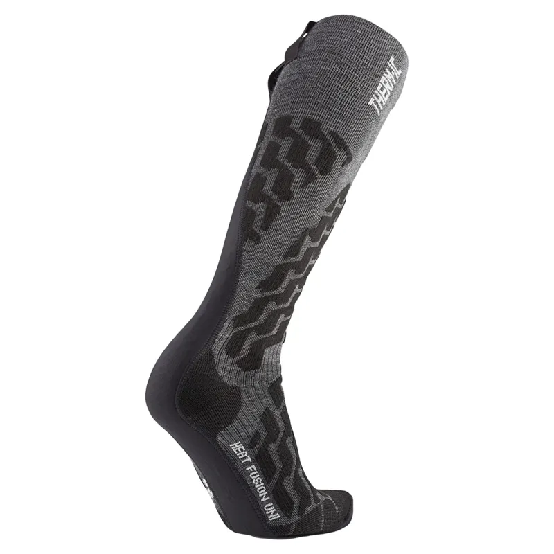 Therm-Ic Heat Fusion Uni Heated Ski Socks S1400B in Black-4