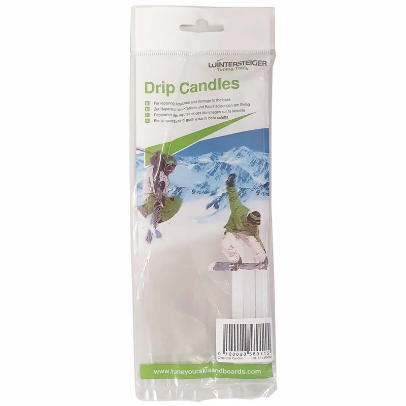 Wintersteiger Base Repair Drip Candles Pack of 3 in Black-1