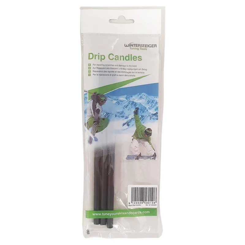 Wintersteiger Base Repair Drip Candles Pack of 3 in Black
