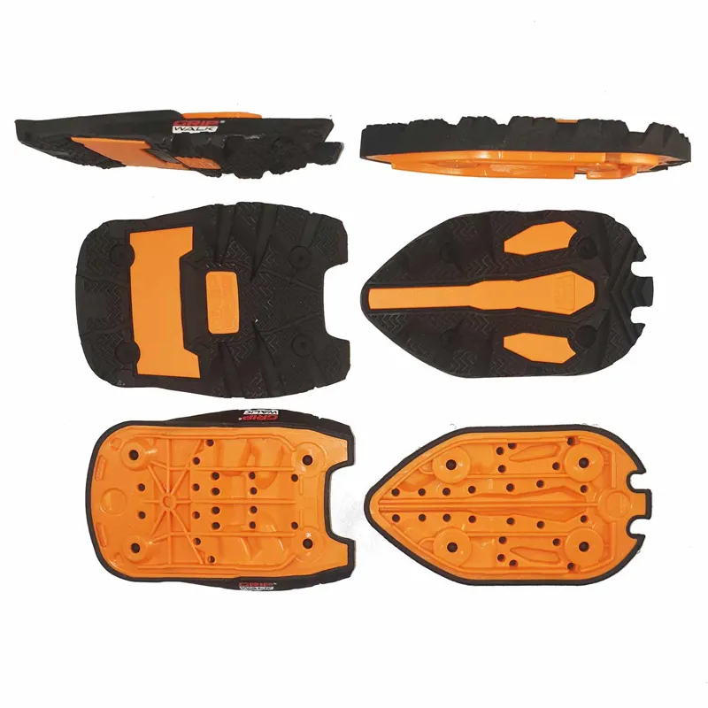 Lange XT Free Ski Boot With Pin Inserts Gripwalk Heel and Toe Set