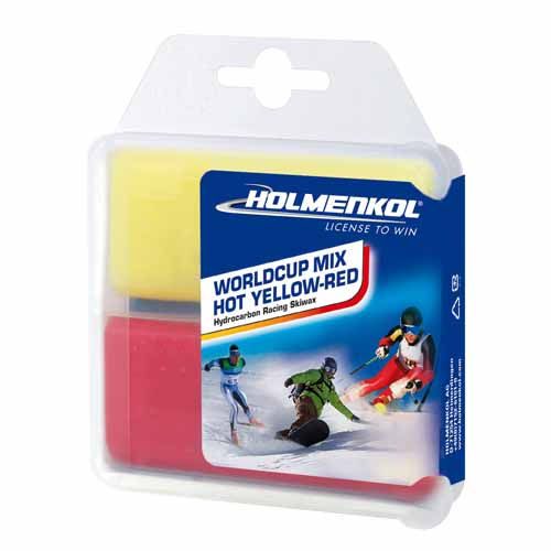 Holmenkol Worldcup Mix Ski Hot Yellow-Red - Anything Technical