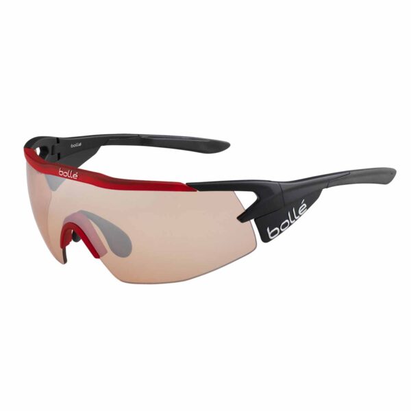 Bolle Aeromax Matte Black/Trans Red Photo Cycling Glasses