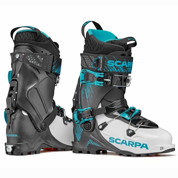 Scarpa Maestrale RS Touring Ski Boots 12051 pair angled