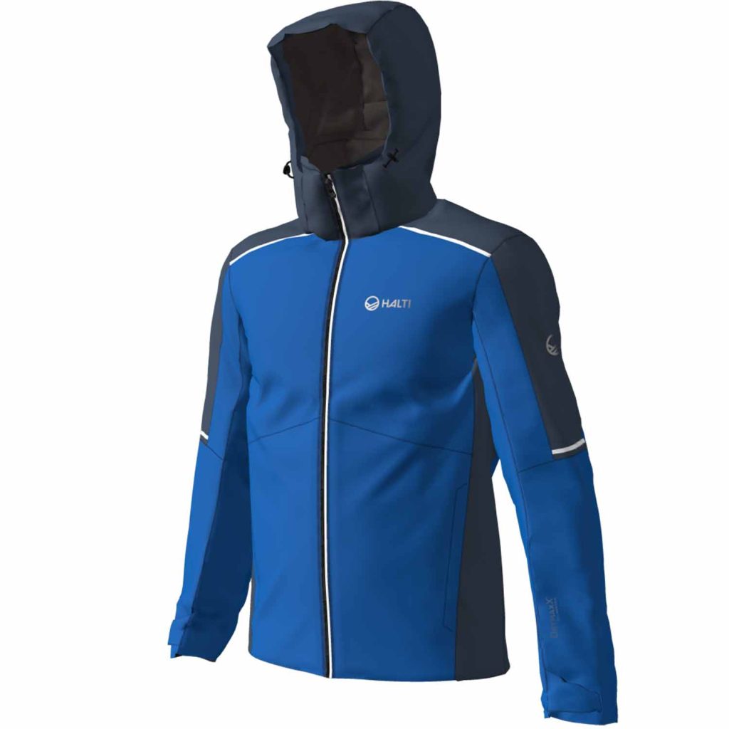 Halti Tim DX Mens Ski Jacket Storm Blue Anything Technical