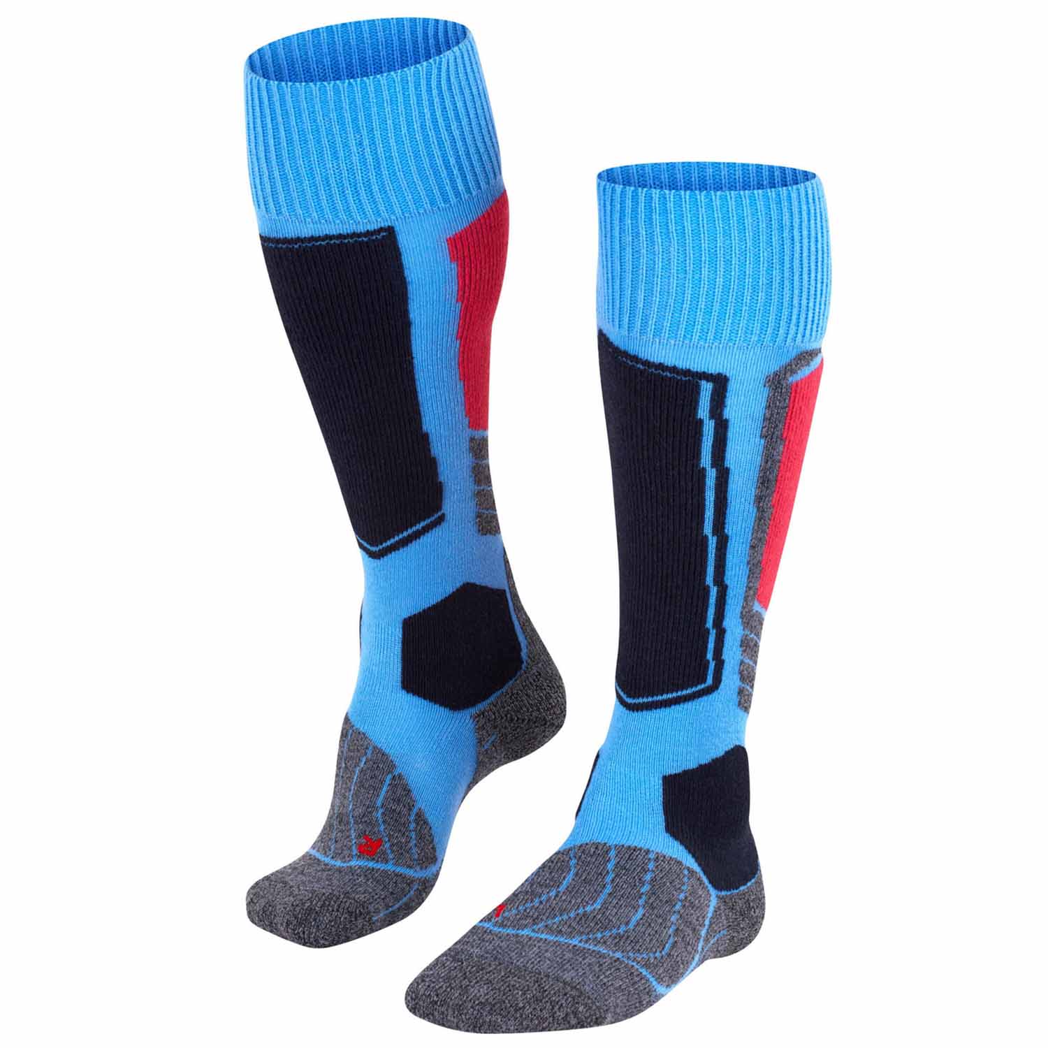 16507-6545 Falke SK1 Womens Ski Sock Blue Note 16507-6545 Falke SK1 Womens Ski Sock Blue Note