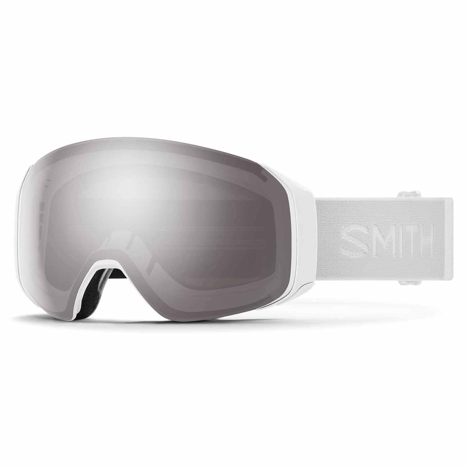 Smith 4D Mag S Ski Goggles White + Sun Plat + Storm Rose