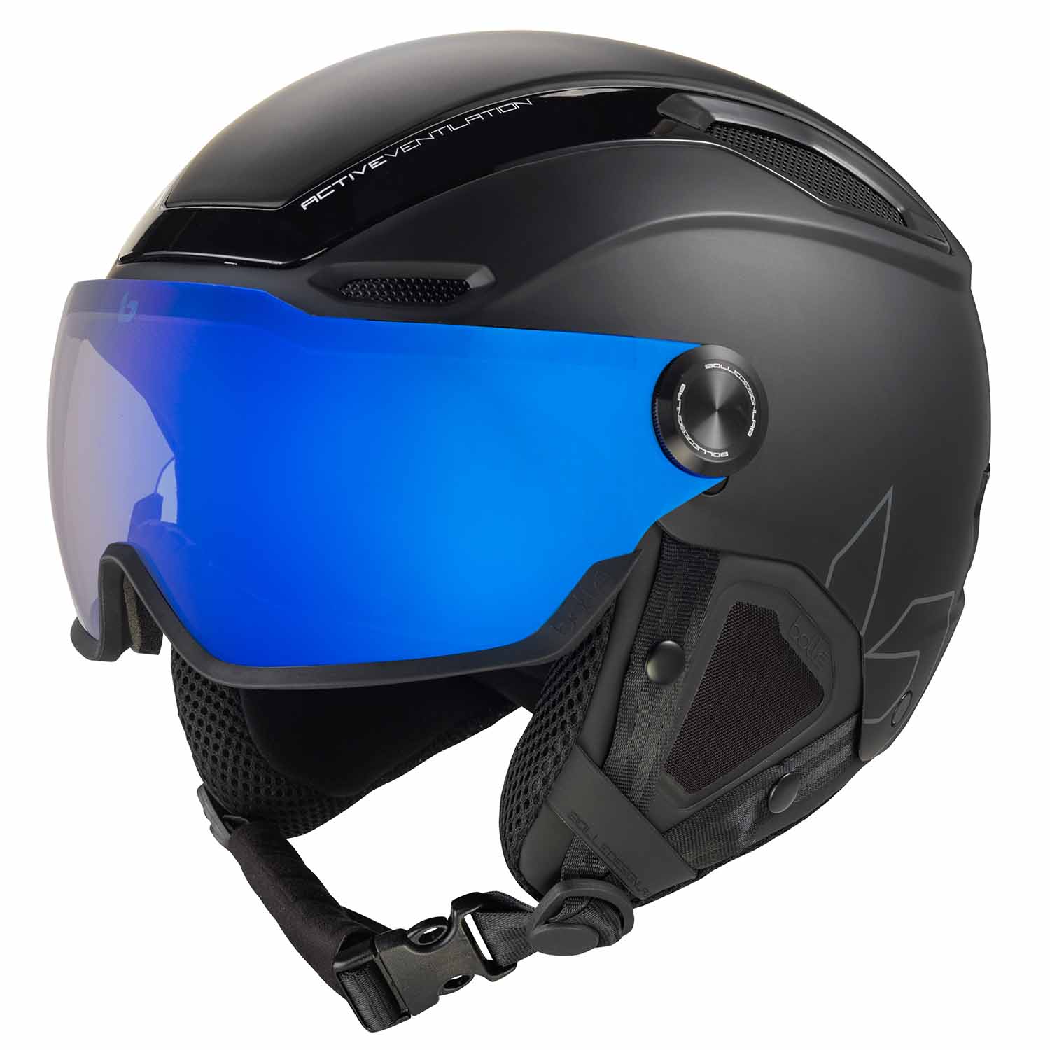 Bolle VLine Visor Ski Helmet Black Anything Technical