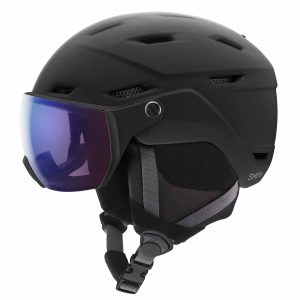 Smith Survey Visor Ski Helmet Matte Black Rose Photo