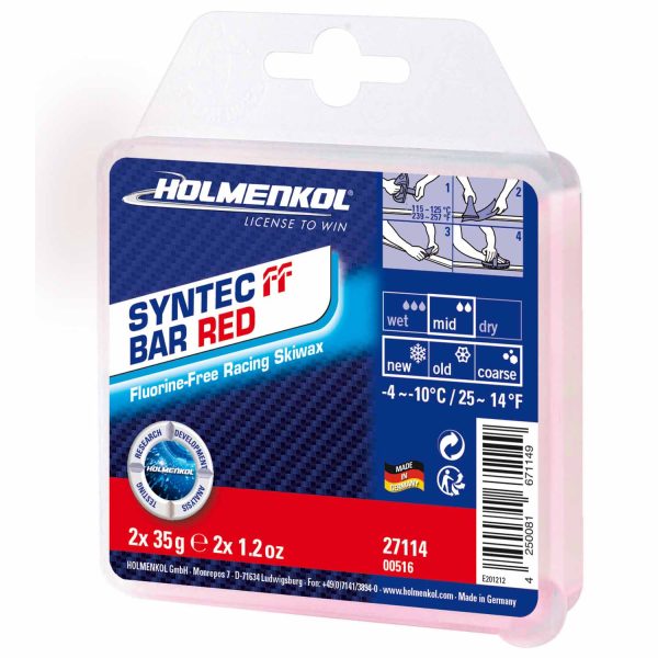 Holmenkol Syntec FF Racing Wax Red - Image 2