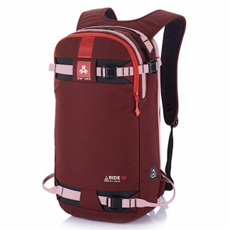 Arva Ride 18 Ski Touring Backpack Burgundy