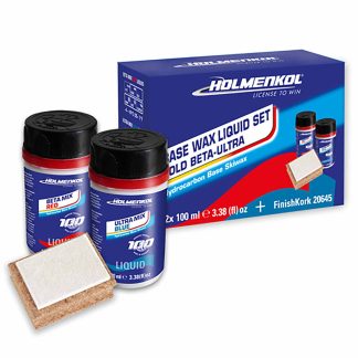 24137 Holmenkol Liquid Rub On Ski Wax Basic Set Cold